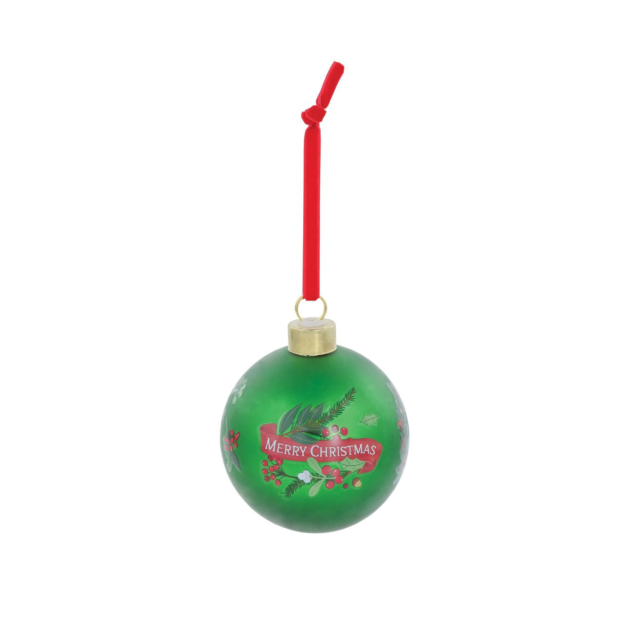 Capture the playful side of Christmas with this distinctive Peter Rabbit Green Bauble, a unique design perfect for adding novelty to your festive range.