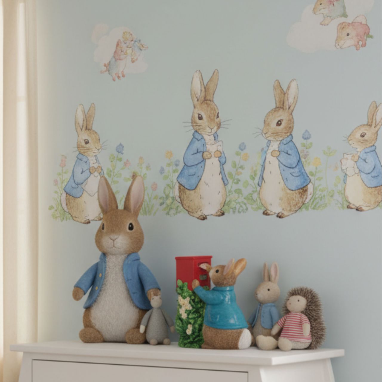 A beautiful ceramic Peter Rabbit money bank, perfect for storing your pennies. The artwork is taken from the original illustrations from the Beatrix Potter stories. This Peter Rabbit money bank is sure to make a wonderful gift and comes presented in a branded gift box.