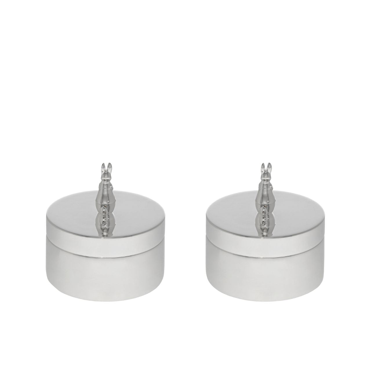 Celebrate a new bundle of joy with the Beatrix Potter New Baby collection. The silver-plated First Tooth and Curl boxes make a fantastic gift to store treasured keepsakes of a new arrival. With a sculpted Peter Rabbit on each lid and etched text around each box, they will become a treasured possession for new parents.