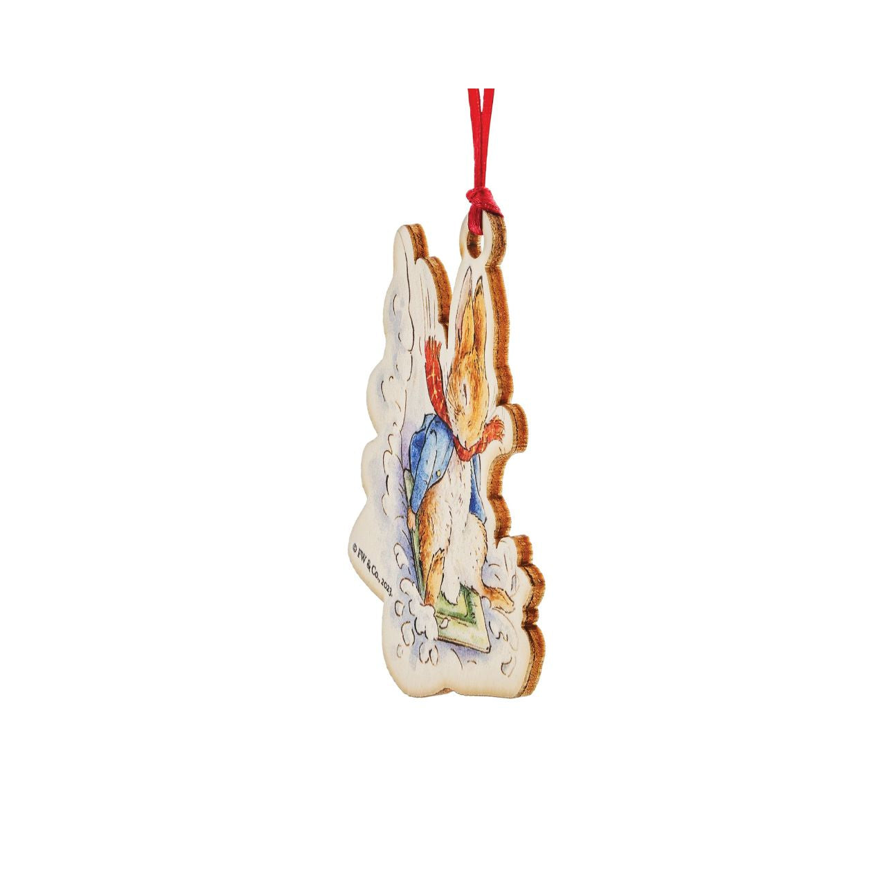 This Peter Rabbit Sledging at Christmas Wooden Hanging Ornament would make a truly unique gift or self-purchase. We have been working hard towards our sustainability goal, creating Beatrix Potter gift items that include responsibly sourced materials.