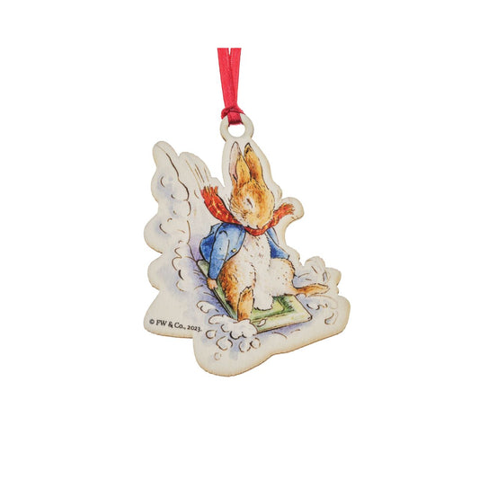 This Peter Rabbit Sledging at Christmas Wooden Hanging Ornament would make a truly unique gift or self-purchase. We have been working hard towards our sustainability goal, creating Beatrix Potter gift items that include responsibly sourced materials.