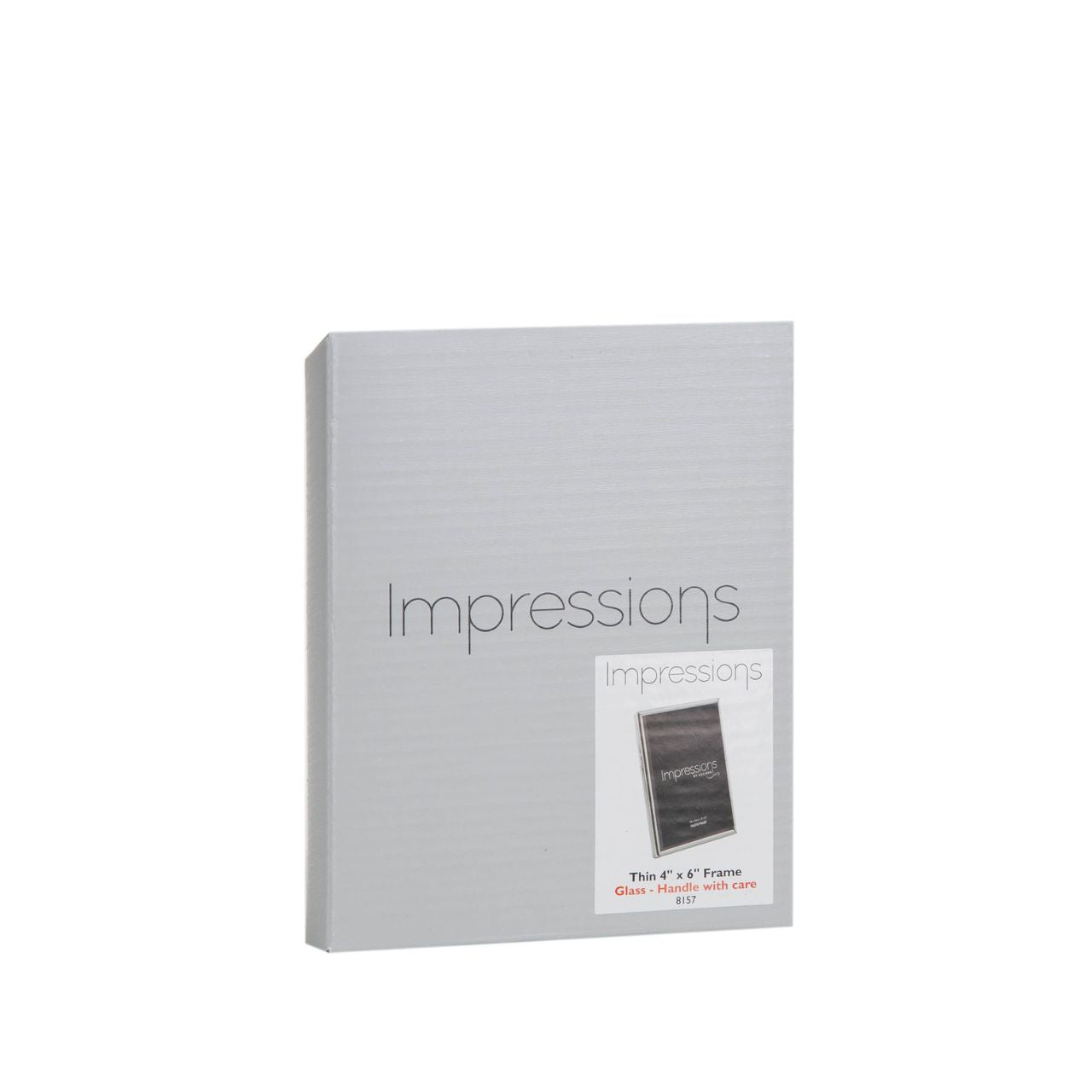 A beautifully simple silver plated photo frame from IMPRESSIONS by Juliana. Featuring a luxury black velveteen standing strut.