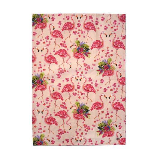 Michelle Allen Pink Flamingos Tea Towel  Our Pink Flamingo 100% cotton tea towel add the perfect pop of colour and personality to any kitchen.