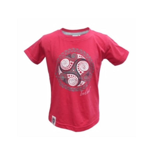 Pink Sherbet Celtic Swirl Kids T-Shirt