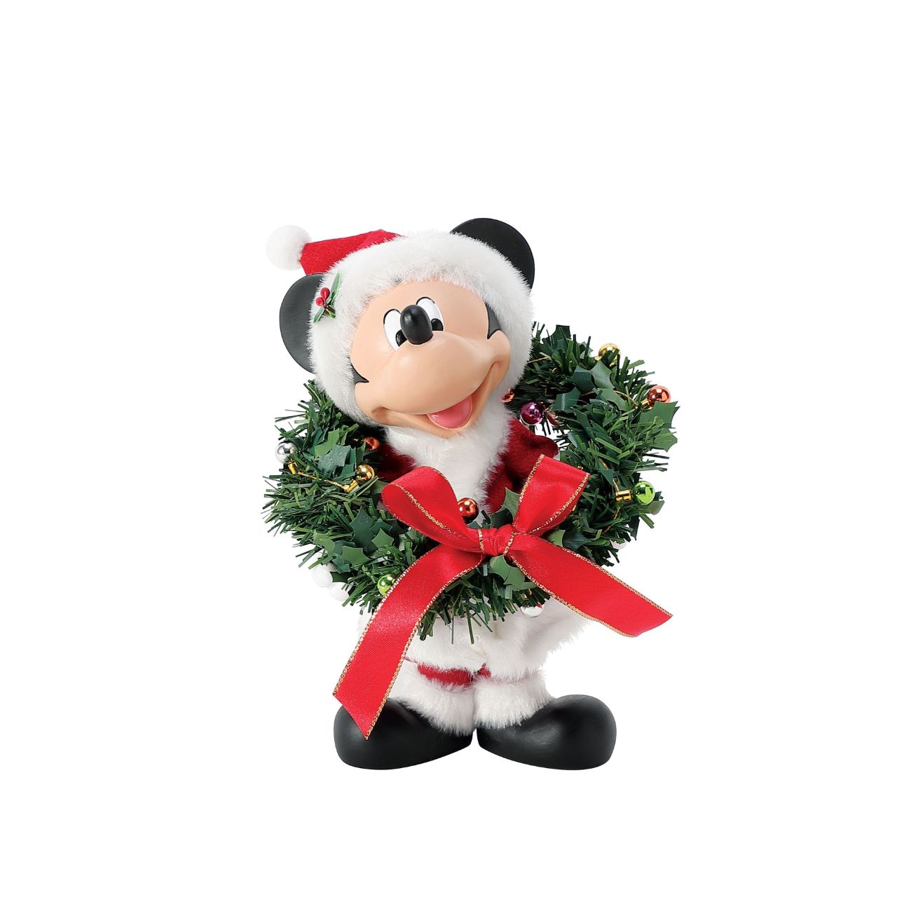 Hello Holly Jolly Mickey. This Possible Dreams collectible piece is charming and just what is needed to put a smile on a Disney lover's face.