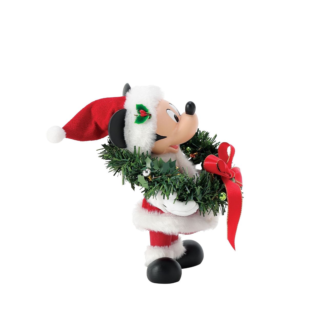 Hello Holly Jolly Mickey. This Possible Dreams collectible piece is charming and just what is needed to put a smile on a Disney lover's face.