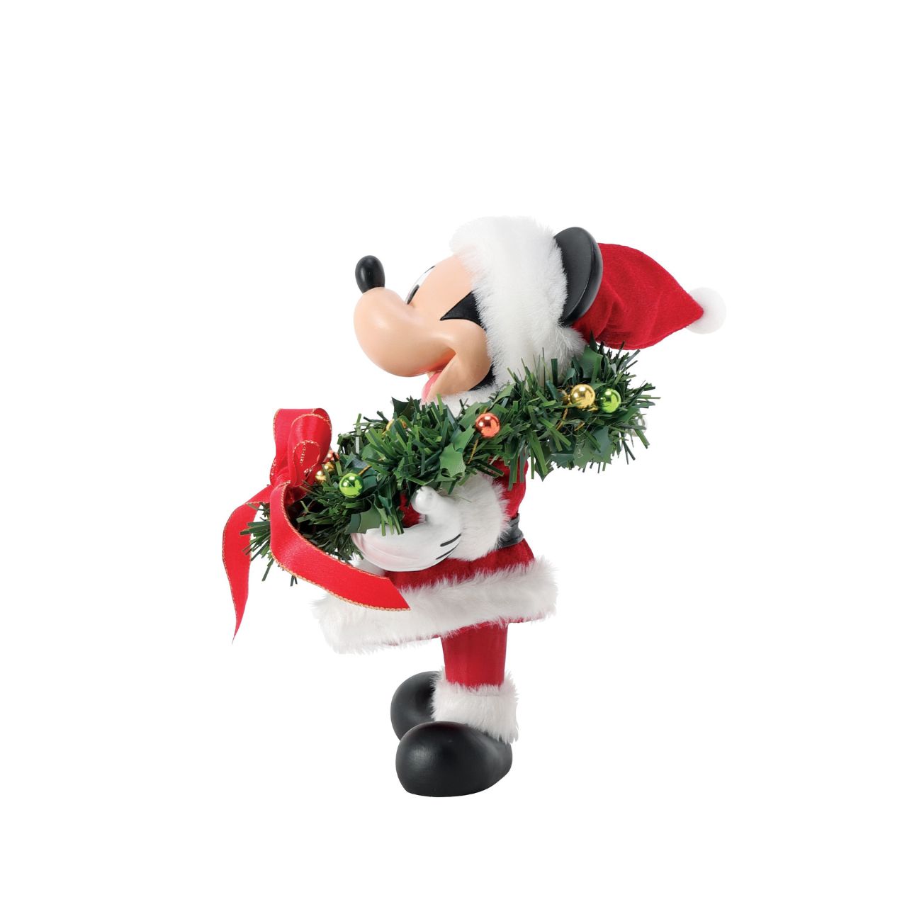 Hello Holly Jolly Mickey. This Possible Dreams collectible piece is charming and just what is needed to put a smile on a Disney lover's face.