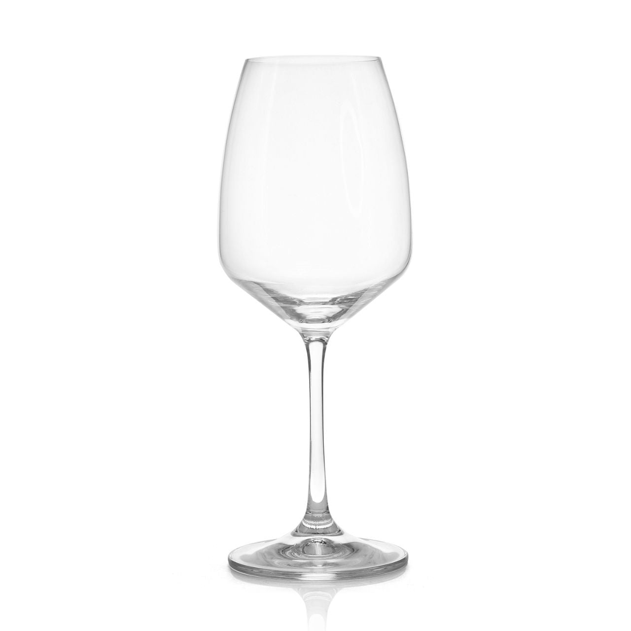 Prestige Wine Glasses Set of 6 by Tipperary  Tipperary Crystal has created a sparkling collection of crystal stemware and decanters for your drinking pleasure. These beautifully designed collections contain titanium and give additional strength to the glasses, making them less susceptible to scratching and chipping.