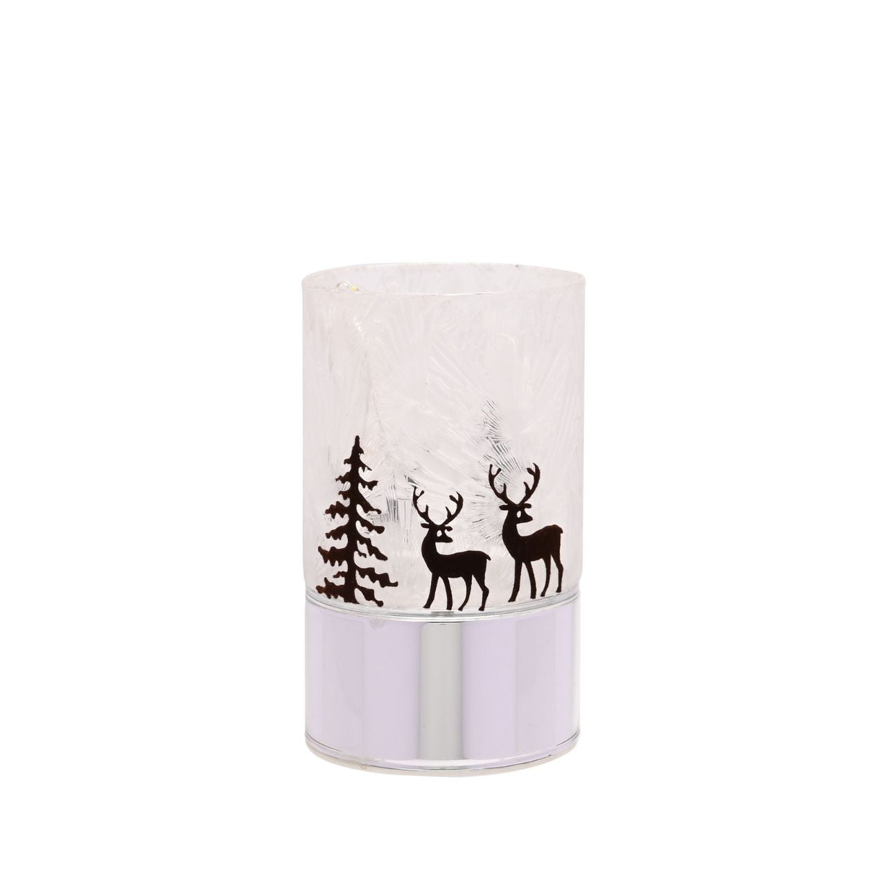 Christmas Small Reindeers with Tree LED Light Tube  A small reindeer with tree LED light tube by THE SEASONAL GIFT CO.  This illuminating decoration is a delightful twist on the traditional this Christmas.
