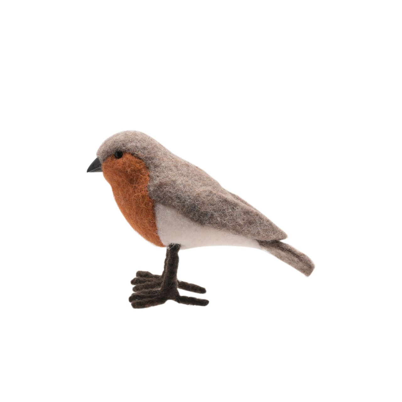 Robin Christmas Decoration - Felt  A felt robin decoration by THE SEASONAL GIFT CO.  This adorable decoration is brimming with traditional Christmas charm.