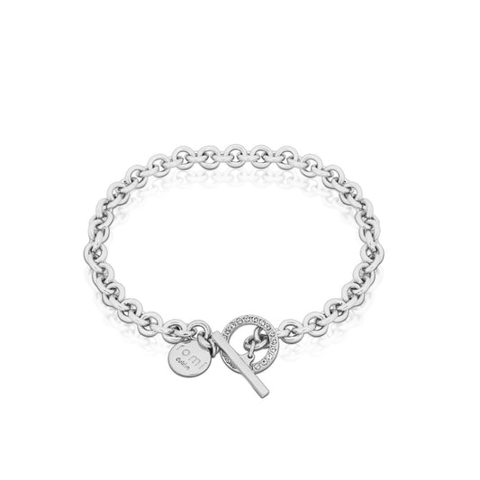 Romi Dublin Silver Circle Chain Bracelet  This easy-to-wear jewellery collection was inspired by daughter Romi who loves to style and accessorise. An outfit isn’t complete until the perfect pieces of jewellery and accessories have been selected to enhance it.