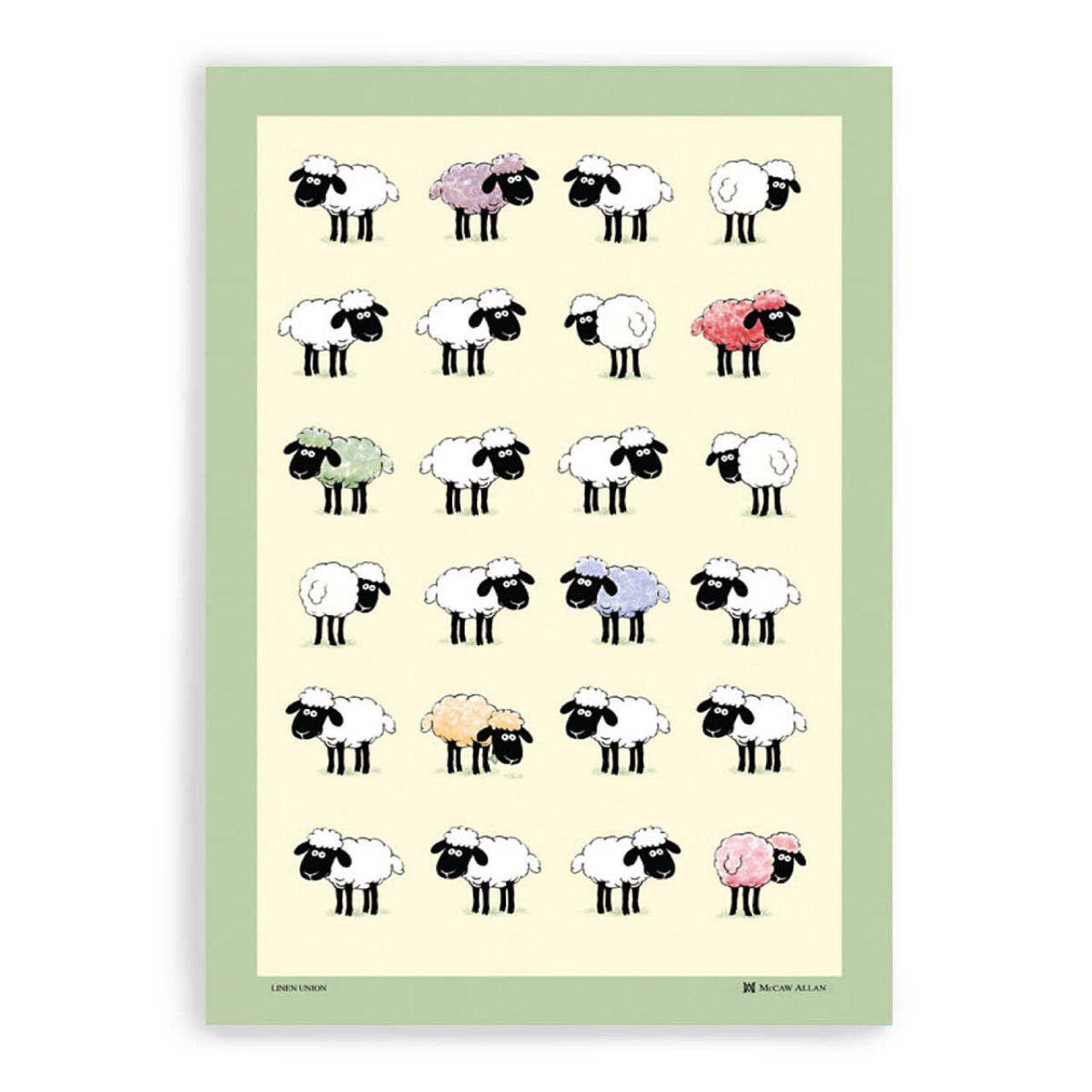Samuel Lamont Fayard Frolics Linen Union Tea Towel - 🛍️ The Retail Market