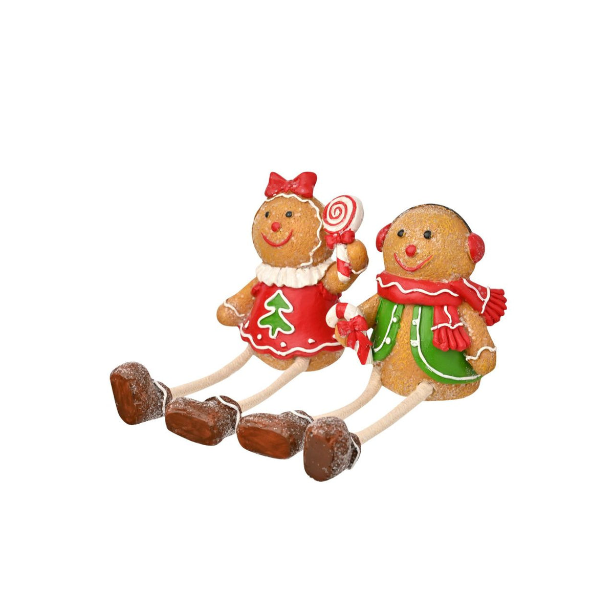 Add some charming characters to your seasonal collection with the Santa & Friends Gingerbread Sitters.