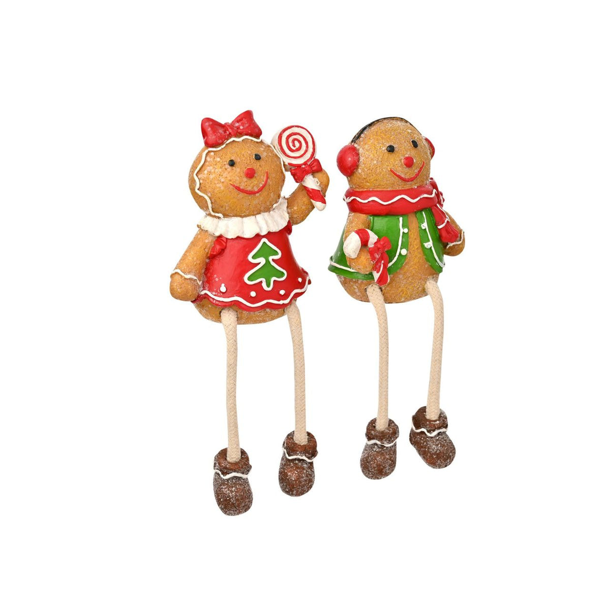 Add some charming characters to your seasonal collection with the Santa & Friends Gingerbread Sitters.
