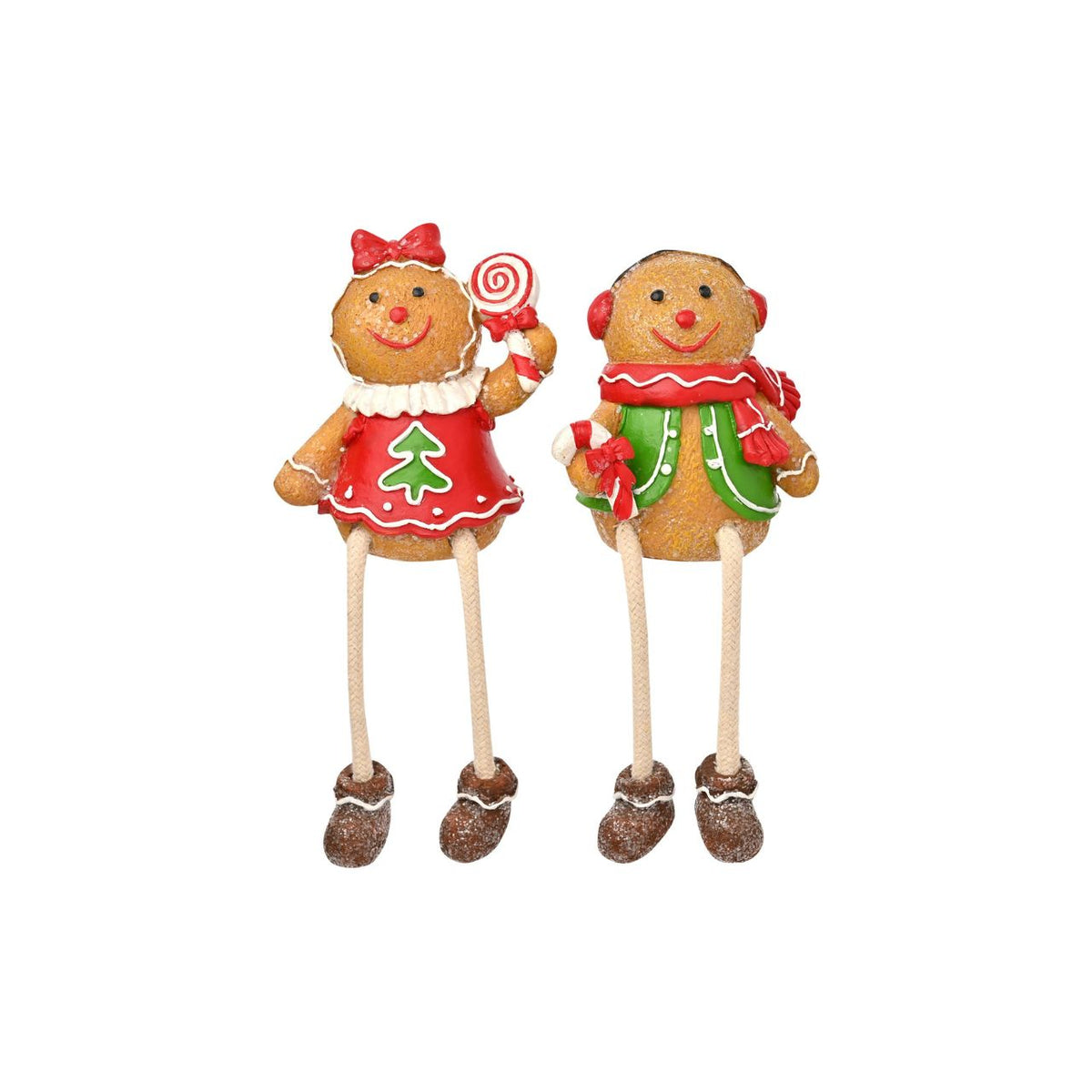 Add some charming characters to your seasonal collection with the Santa & Friends Gingerbread Sitters.