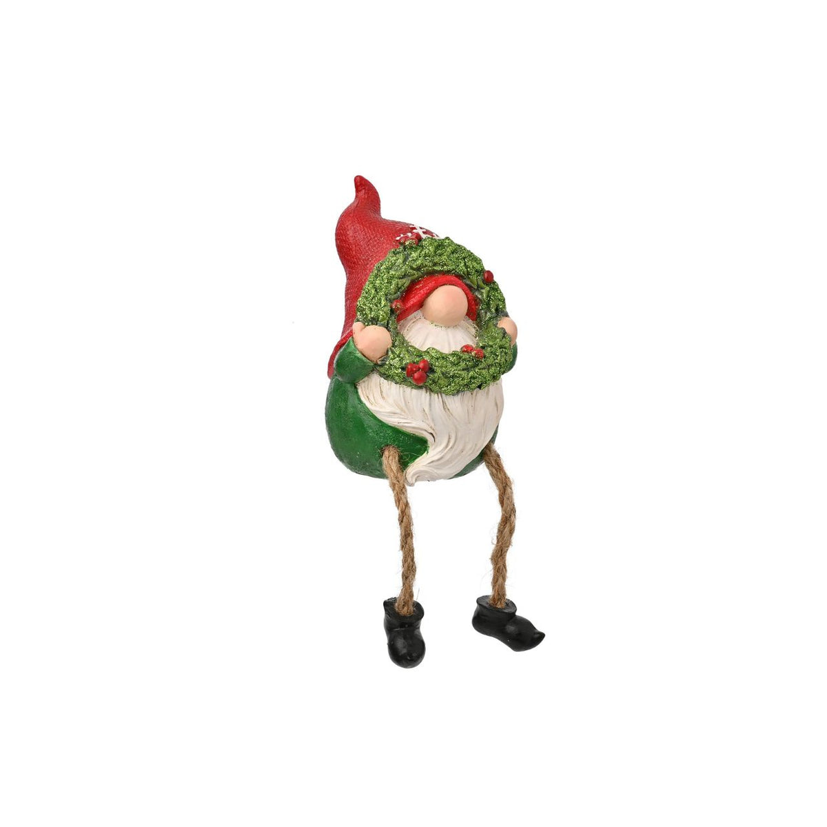 Santa & Friends Shelf Sitters - Gnome, a delightful addition to any seasonal collection.