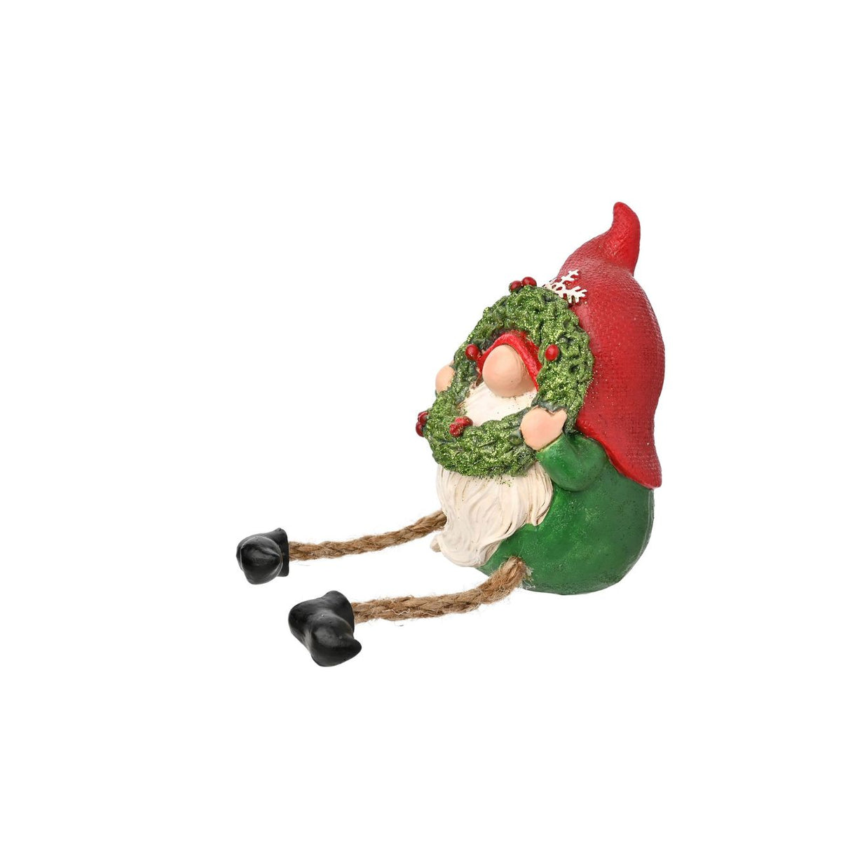 Santa & Friends Shelf Sitters - Gnome, a delightful addition to any seasonal collection.