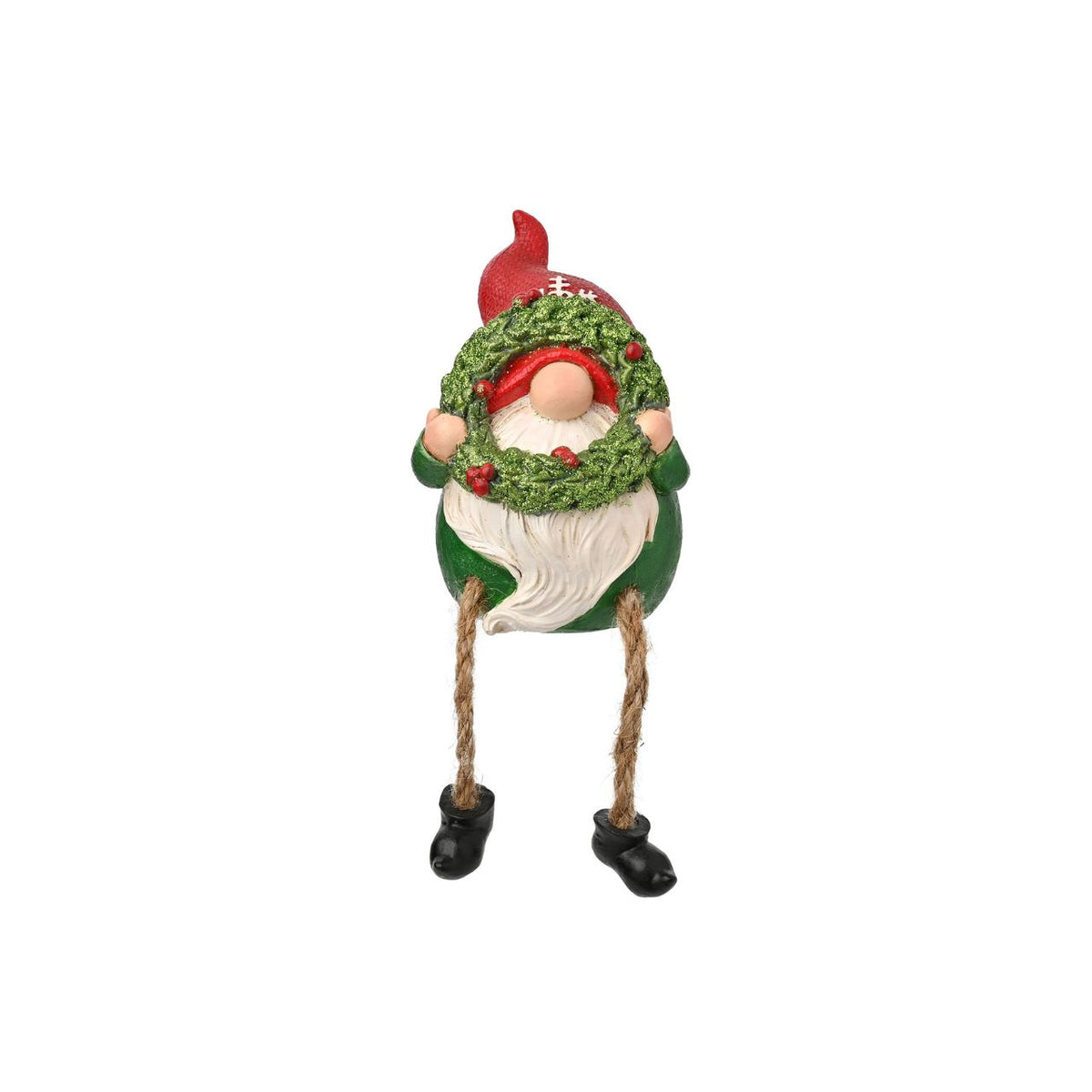 Santa & Friends Shelf Sitters - Gnome, a delightful addition to any seasonal collection.