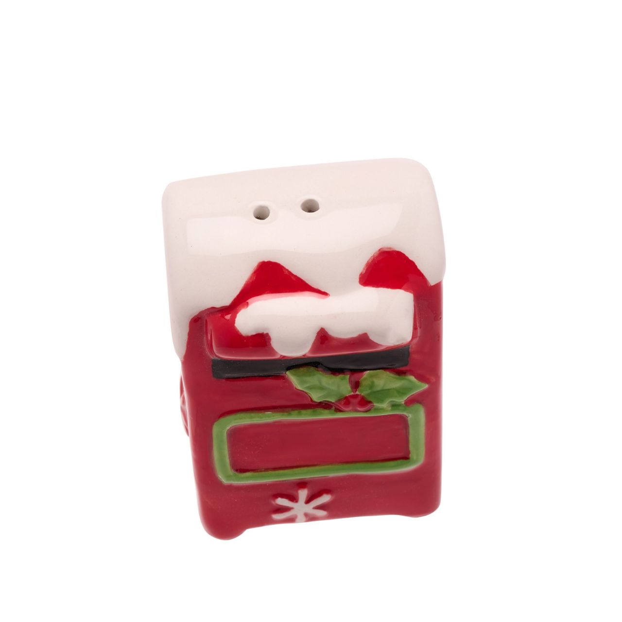 Bring festive cheer to the dinner table this Christmas with these charming Santa & Post Box salt and pepper shakers. Crafted from durable ceramics, these jolly figures add a playful touch to mealtimes. Santa holds the salt, ready to sprinkle seasoning and joy.