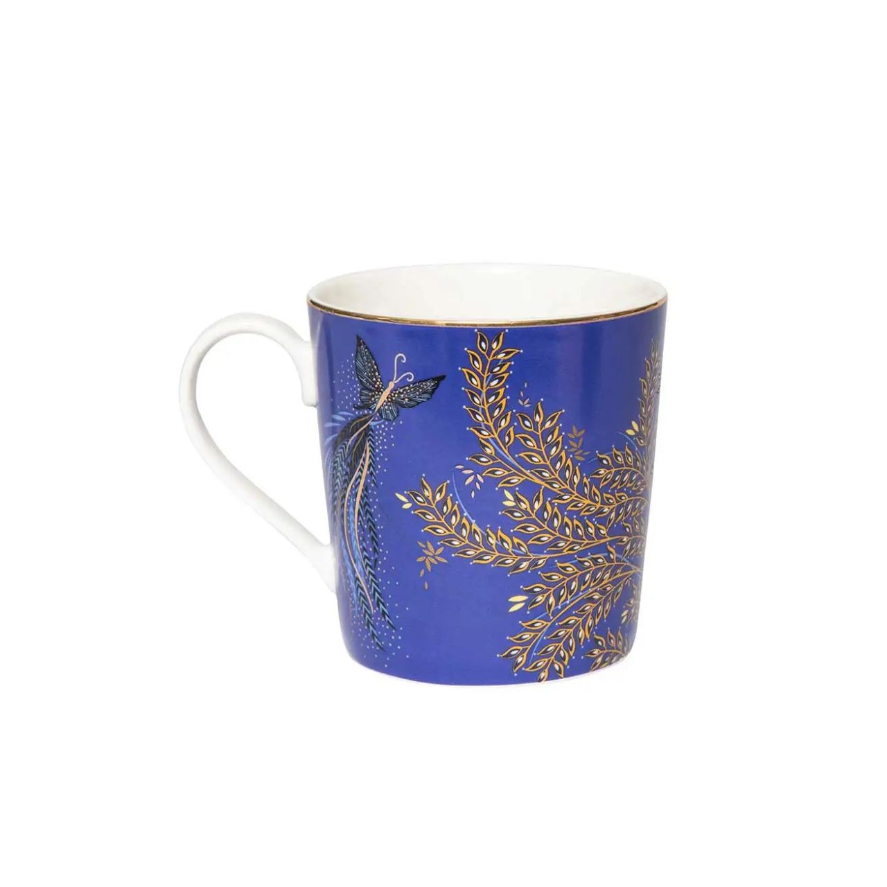 Butterflies and golden leaves make every sip magical