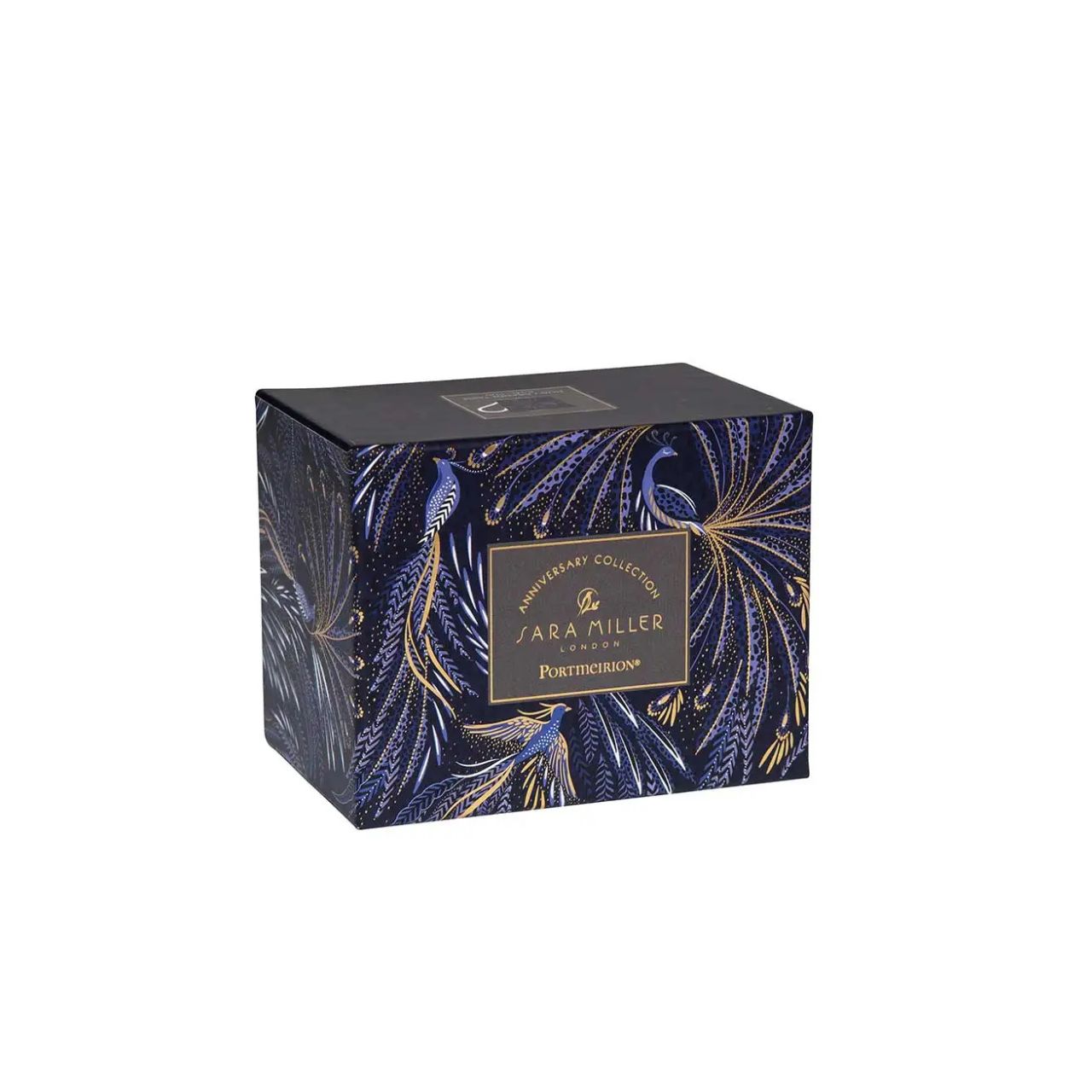 Let peacock feathers dazzle your morning with 22-carat gold elegance