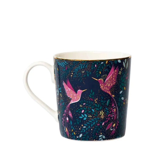 A beautiful fine china mug that exudes elegance and opulence
