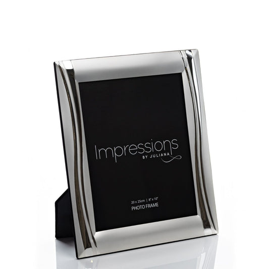 Add a personal touch to any space with this beautiful photo frame.  With a stunning shiny wave design, this looks striking in a modern home.