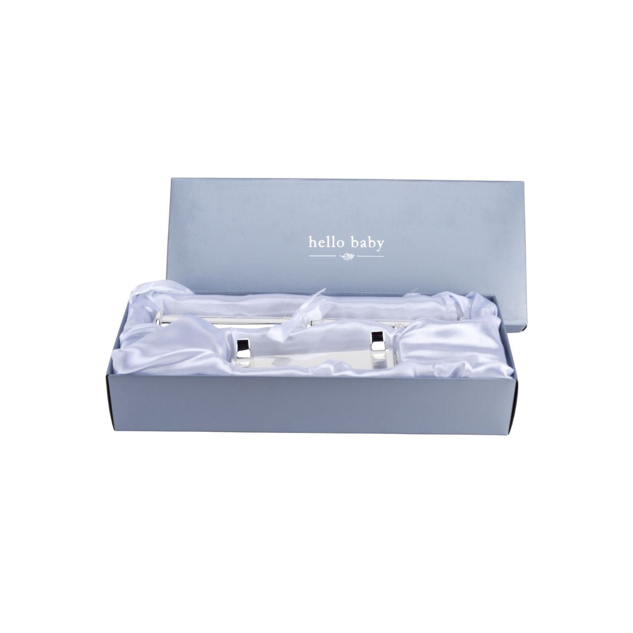 A stunning silverplated birth certificate holder and stand.