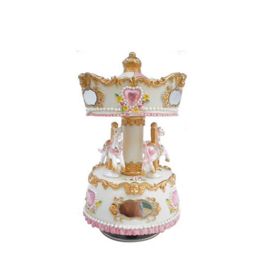 Small Carousel Roses Cream Pink Melody - Bolero 140 mm