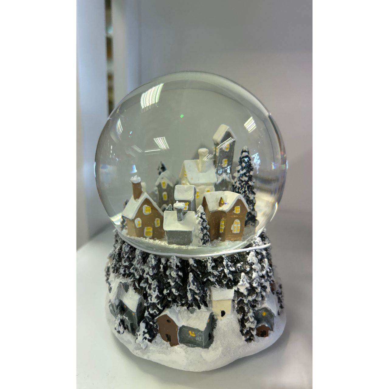 Snow Globe White City by Music Box World