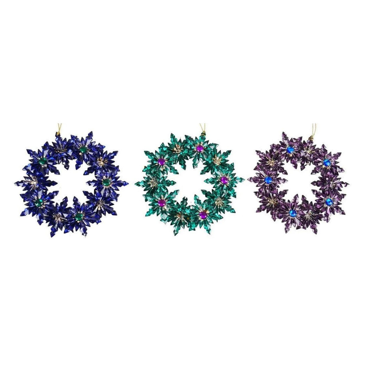 Bring festive elegance to your tree with this stunning Snowflake Wreath Christmas Hanging Ornament. Featuring an intricate snowflake design framed within a delicate wreath, this seasonal piece captures the magic of winter.