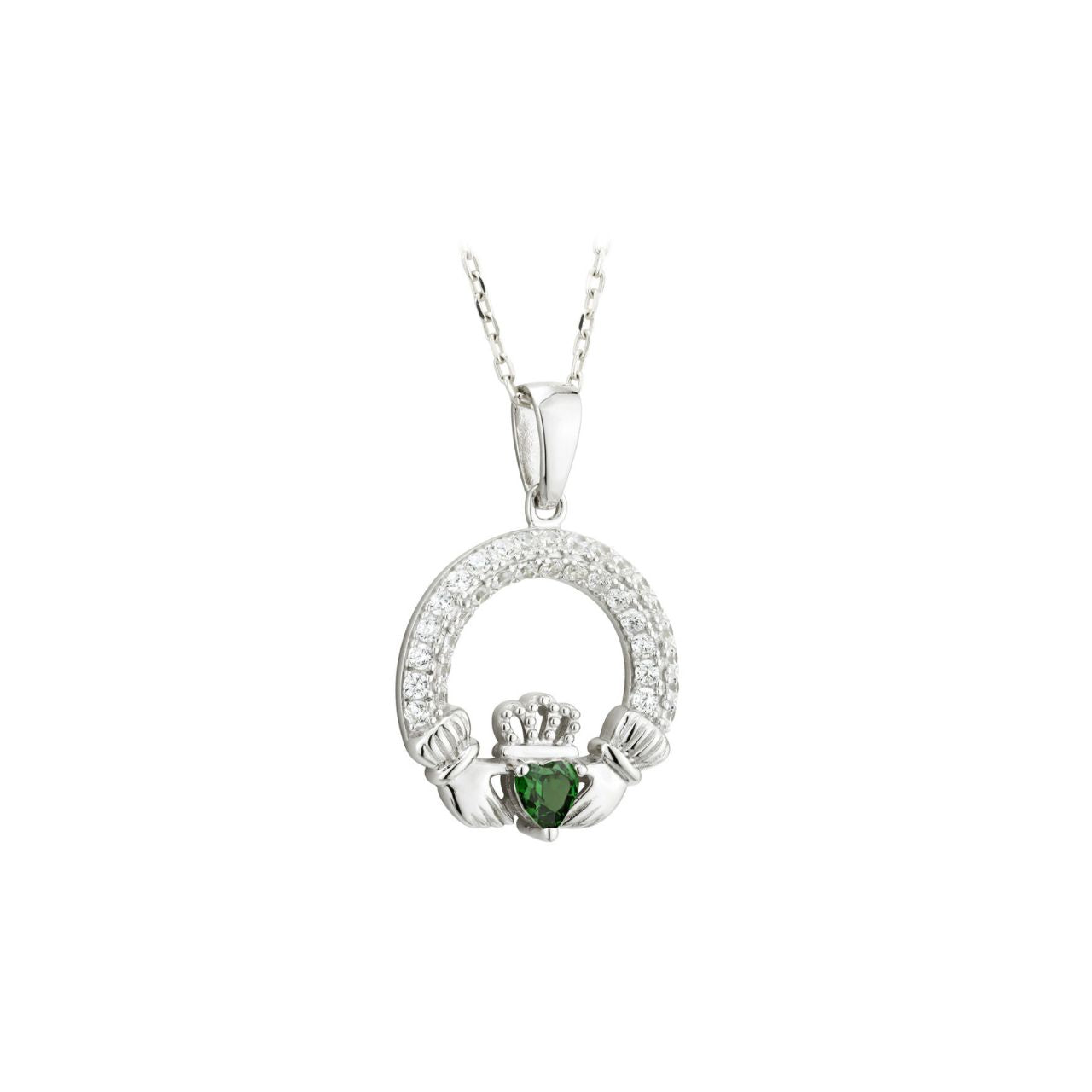 What better gift than a silver Claddagh pendant set with the recipient’s own birthstone? May’s birthstone, emerald, is iconic across Ireland and is said to invite good health, love and prosperity. It’s said that people born in May are wise, funny, patient as well as focused.