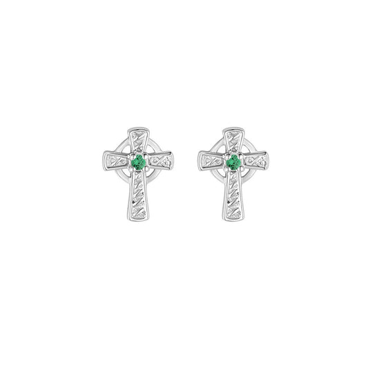 The Celtic cross, a prominent symbol across Ireland, is now available to enhance your jewellery collection. Crafted from at least 92.5 sterling silver and hallmarked at Dublin Castle, these earrings guarantee authentic Irish craftsmanship.