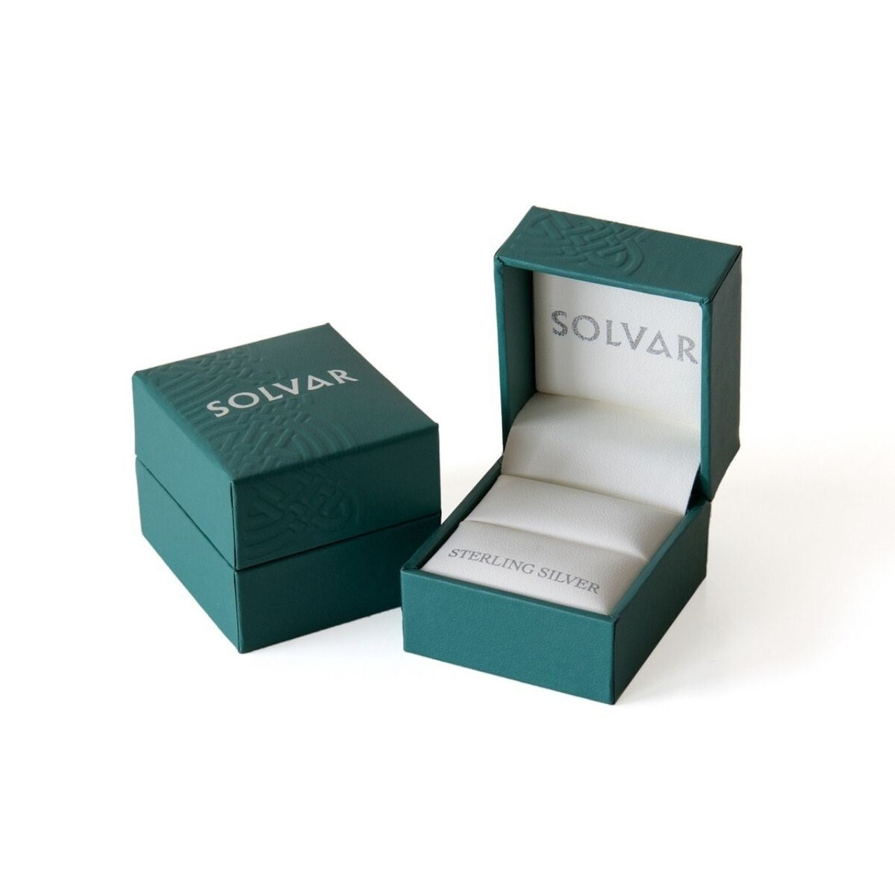 Sterling Silver Plain Trinity Knot Ring by Solvar  This sterling silver Trinity Knot ring is simple and effortlessly stylish. The tale of the Trinity Knot in this sterling silver ring dates back centuries, when monks devoted themselves to illustrating the gospels. The result was the richly decorated knot-work which today is instantly recognisable as Irish, and evokes Celtic culture.