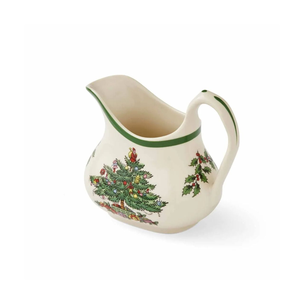 Whether it’s a generous helping of cream on your dessert, or drizzling brandy sauce over pudding, this jug will take pride of place on your table. Featuring the much-loved Christmas Tree design from Spode, this sauce jug has the classic colours of green, gold and red, evoking fond Christmas memories.