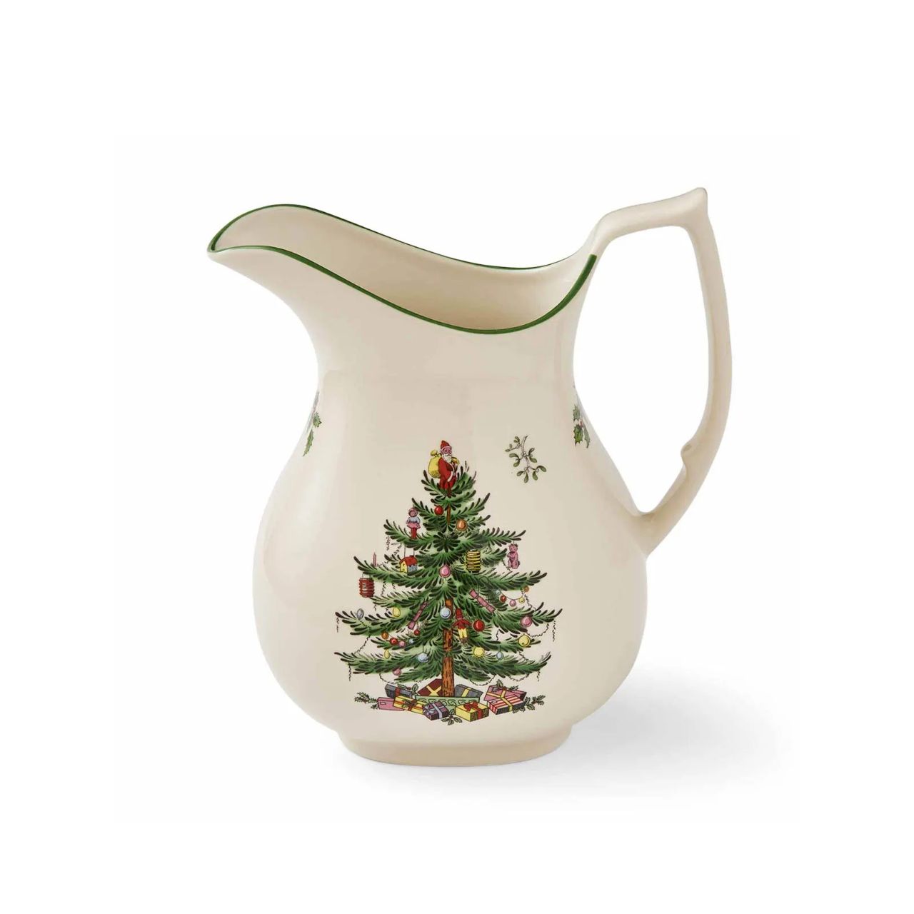 From fresh orange juice in the morning to spiced punch in the evening, there's plenty of pouring to be done at Christmas. Wow your guests with a beautifully themed table, including this festive jug featuring Spode’s loved Christmas Tree design. It can hold drinks, or a bunch of seasonal flowers as a wintery centrepiece.