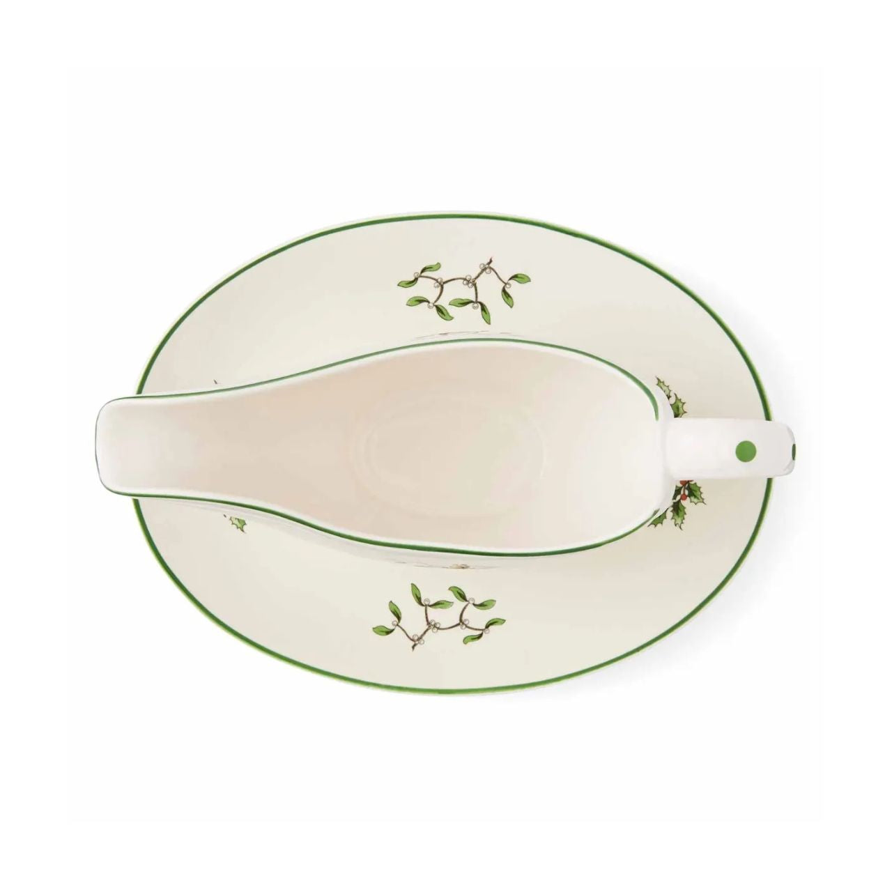 Gravy, mint, cranberry... whatever your seasonal sauce of choice, make sure it's festive with this Christmas Tree sauce boat and matching stand. The classic, colourful Christmas Tree design by Spode makes sure this sauce boat looks right at home on your Christmas themed table.