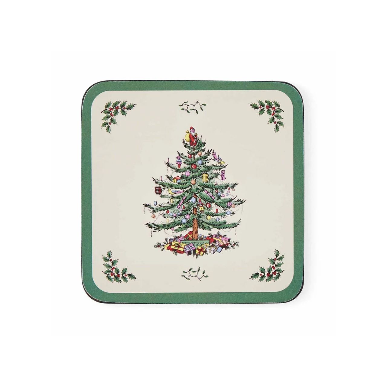 Add these coasters to your collection of Christmas Tree placemats and tableware to create a joyously festive table setting - or dot them on side tables so guests always have somewhere to place their drinks.