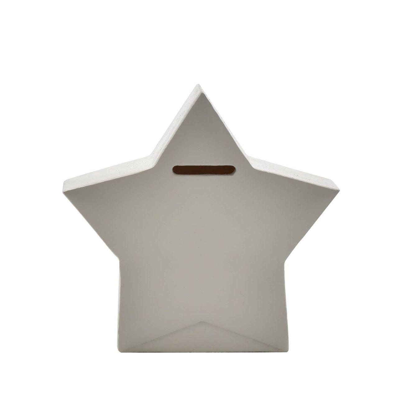 Star Shaped Resin Money Box "Twinkle Twinkle" 15 cm  A star shaped resin money box from BAMBINO BY JULIANA.  This wonderful keepsake provides glistening decoration for the nursery of new family arrivals which will be cherished eternally.
