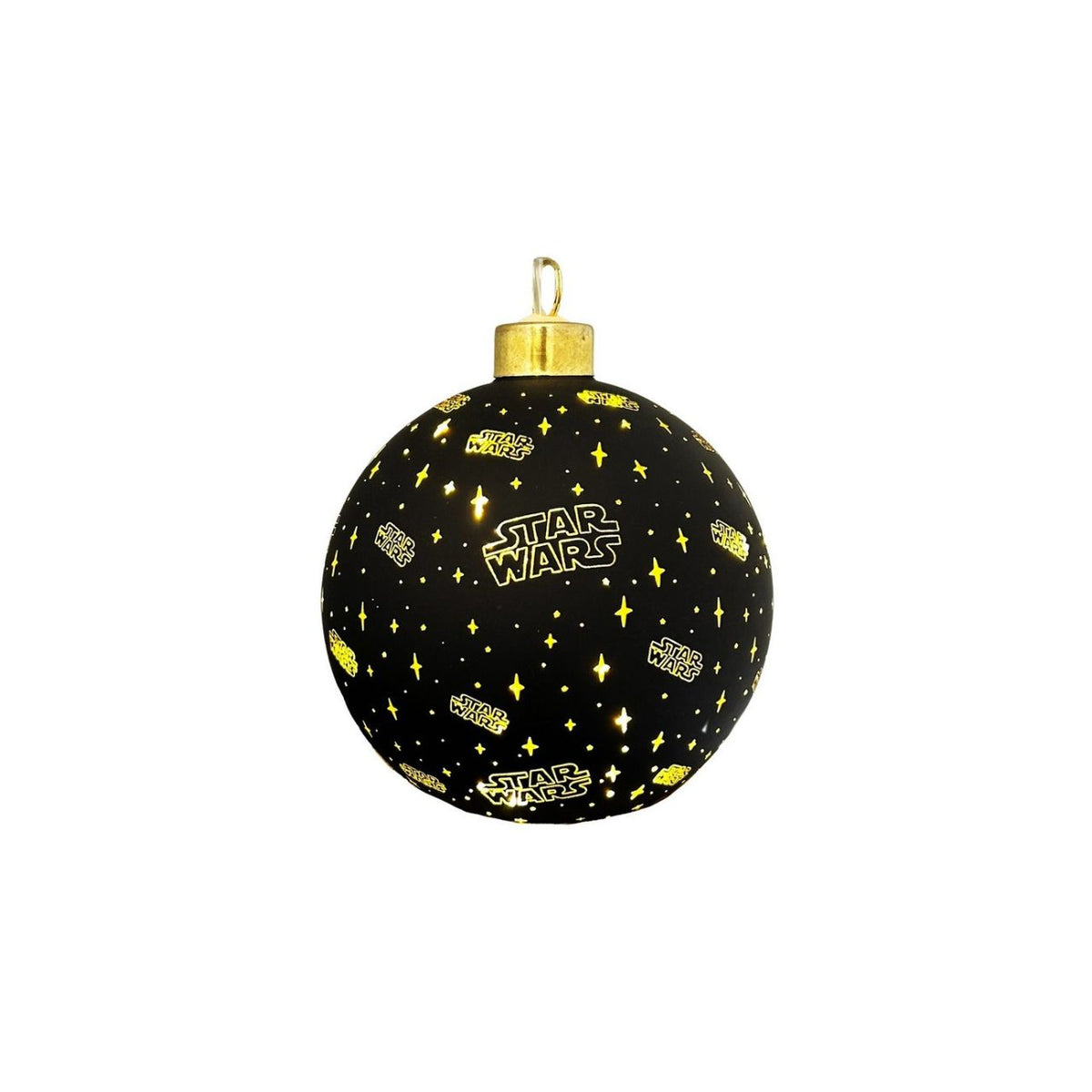 Bring the Force into your festive décor with this Star Wars Small Lighted Christmas Bauble. Standing at 10cm, this charming ornament combines classic holiday spirit with beloved Star Wars characters.