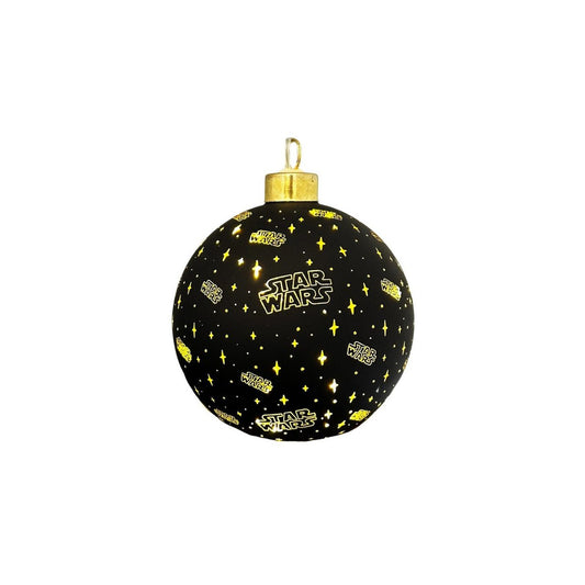 Bring the Force into your festive décor with this Star Wars Small Lighted Christmas Bauble. Standing at 10cm, this charming ornament combines classic holiday spirit with beloved Star Wars characters.