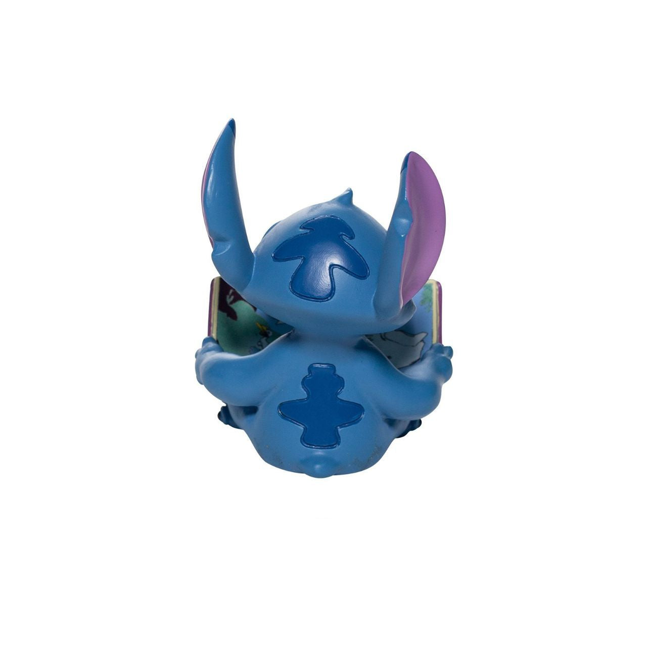 Disney Showcase Stitch Book Figurine  Even adorable Stitch loves a good read. Yes he is cute, charismatic and clever. Ohana means family , making this delightful Stitch a much welcomes addition to the collection of six minis.