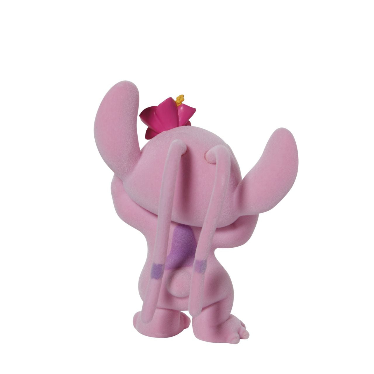 This super cute Angel has a lovely flower tucked behind her ear, ready to get in the party mood. What makes her even more special is that this Angel is flocked, which makes her fuzzy to touch. The girlfriend of Disney's favourite alien Stitch, she is the perfect addition to any collection and this one is sure to make an impact wherever she goes.