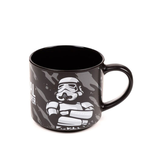 Elevate your coffee ritual with The Original Stormtrooper Large Porcelain Mug, a refined piece featuring a striking design inspired by iconic sci-fi imagery. Crafted from high-quality porcelain, it offers durability and a smooth finish for an exceptional drinking experience.