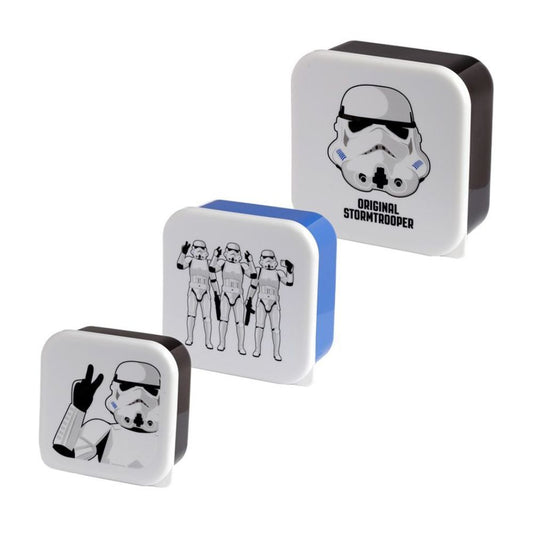 Set of 3 Lunch Box M/L/XL The Original Stormtrooper  The Original Stormtrooper Set of 3 Lunch Box M/L/XL is perfect for your everyday needs. Featuring a sleek and stylish design, these three sizes are great for packing lunch, snacks, and other items on the go. They are made from durable materials, ensuring you can use them for years to come.