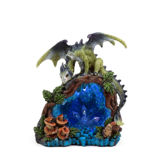 As a product for young children, the Sweet Dreams Baby Dragon LED Woodland Crystal Cave offers a unique and imaginative addition to any bedroom. The LED lights provide a calming and comforting environment, while the crystal cave design sparks creativity and exploration. Bring the magic of the woods to your home with this charming and soothing product.