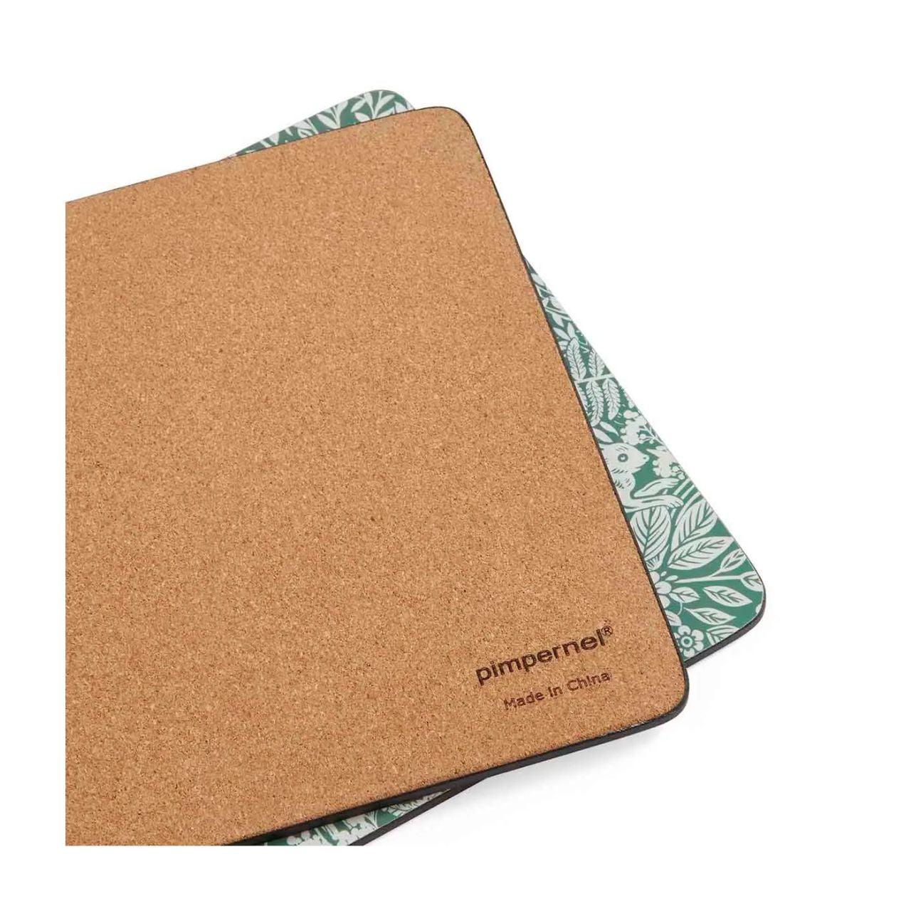 Coordinate placemats with matching Tapestry Sage coasters for a touch of nature