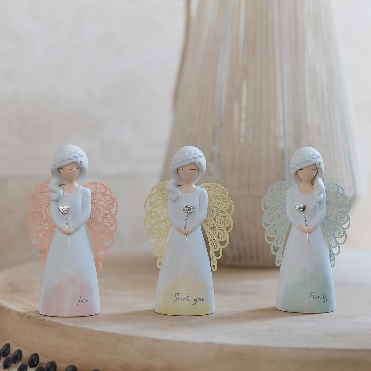 You Are An Angel Thank You Figurine  Looking for a thoughtful gift that's both beautiful and meaningful. These stunning angels are the perfect way to show someone special just how much they mean to you. Standing 12.5cm tall, they are perfect as a gift and home decoration.