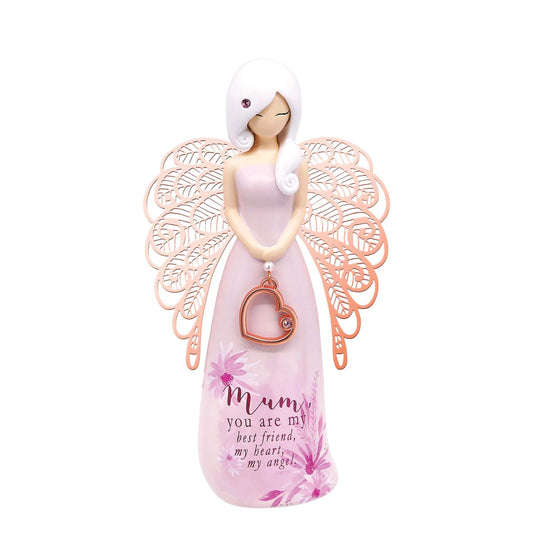 You Are An Angel Thank You Figurine  "Mum you are my best friend, my heart, my angel."  Looking for a thoughtful gift that's both beautiful and meaningful? These stunning angels are the perfect way to show someone special just how much they mean to you. Standing 15.5cm tall, they are perfect as a gift and home decoration.