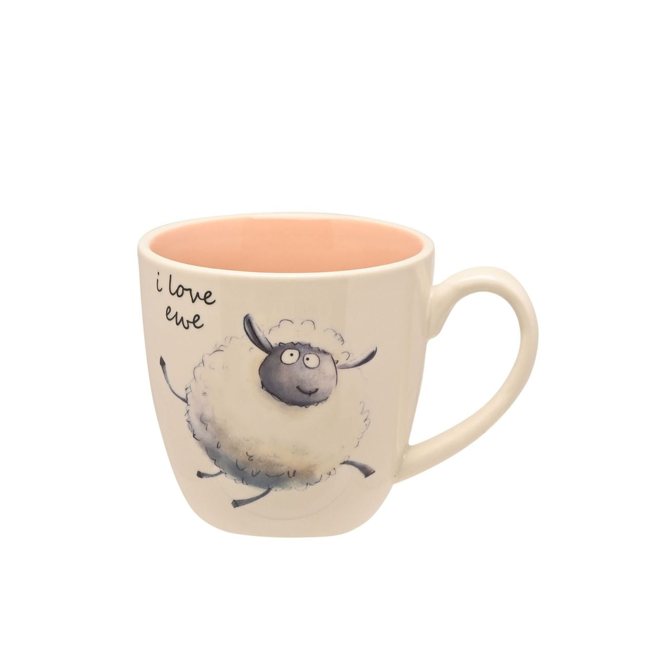 The Funny Farm Mug - "Love Ewe!" adds farmyard charm to daily life with its playful sheep illustration and affectionate caption, embodying the spirit of this character-led collection.